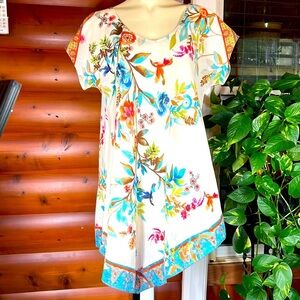 Johnny Was size Medium-large, 100% cotton